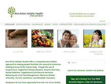 Tablet Screenshot of annarborholistichealth.com